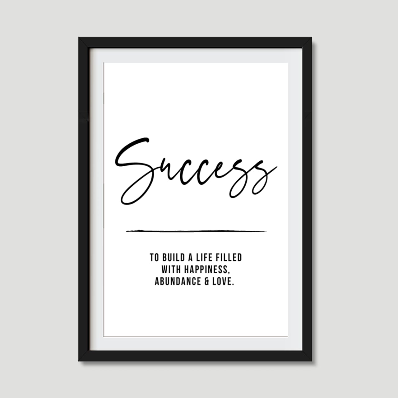 INSPIRATIONAL WALL ART, GALLERY SET OF 6 PRINTS, MOTIVATIONAL DECOR