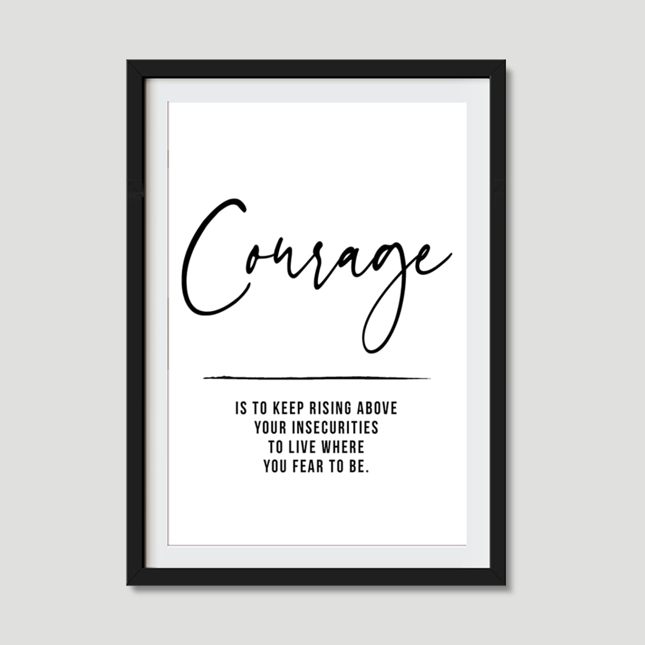 INSPIRATIONAL WALL ART, GALLERY SET OF 6 PRINTS, MOTIVATIONAL DECOR
