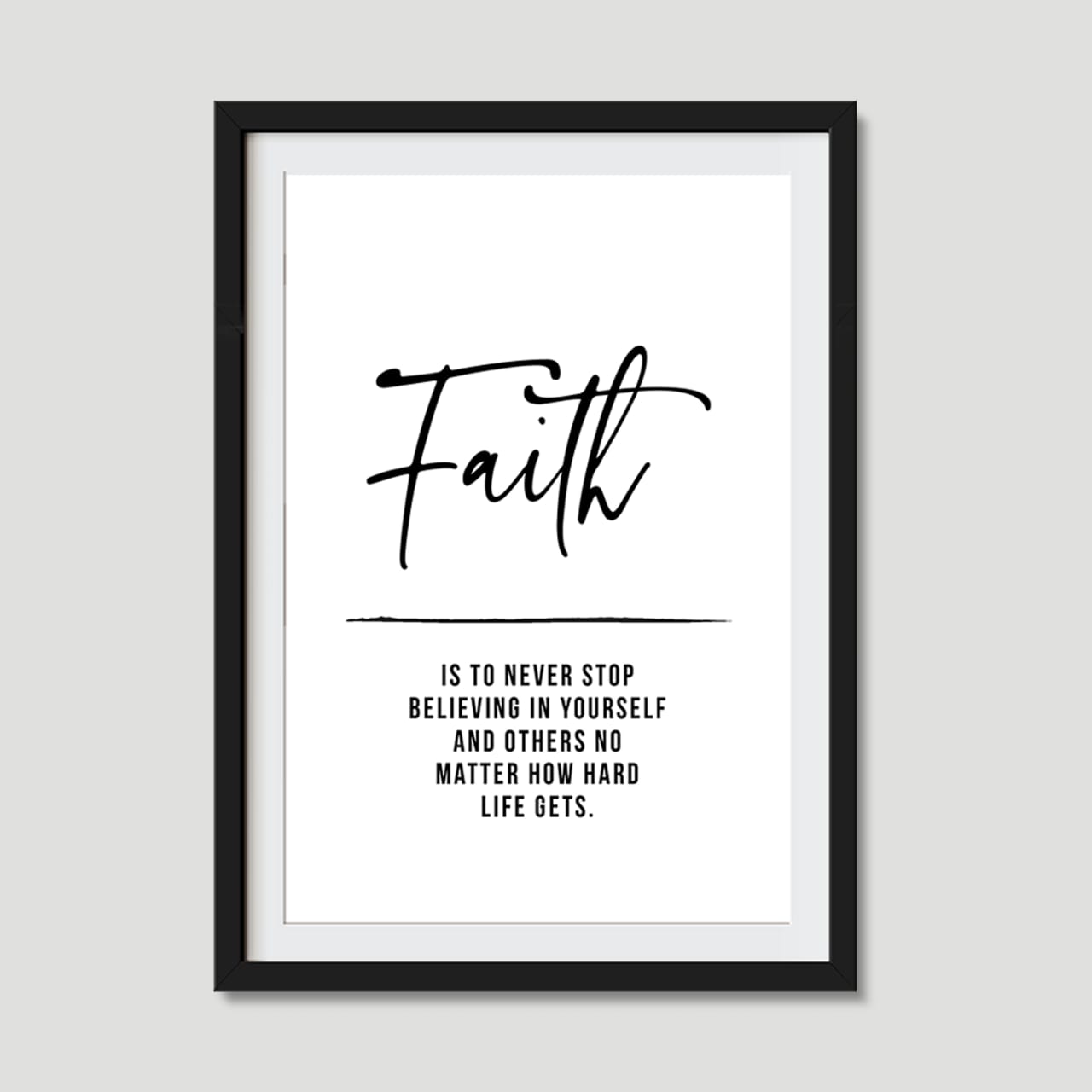 INSPIRATIONAL WALL ART, GALLERY SET OF 6 PRINTS, MOTIVATIONAL DECOR