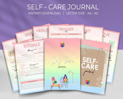 Self-Care Journal Printable | Wellness Planner